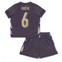 Camiseta Inglaterra Marc Guehi #6 Visitante Equipación para niños Eurocopa 2024 manga corta (+ pantalones cortos)